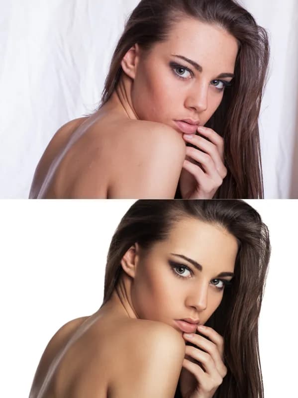 Zdjęcie beauty retouching