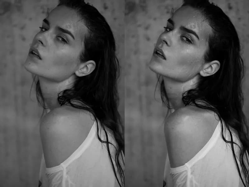 Zdjęcie beauty retouching